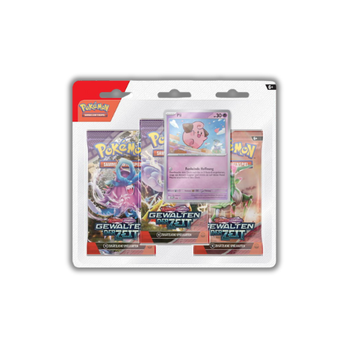 Pokemon | Karmesin & Purpur Gewalten der Zeit Pii 3-Pack Blister - DE