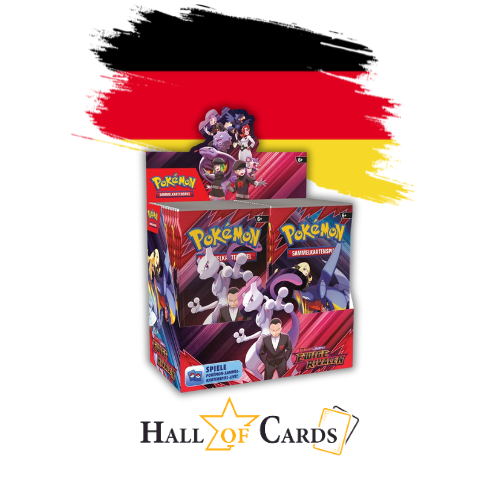 Mach dich bereit für das epischste Duell des Jahres!
Das neue Pokémon-Set Ewige Rivalen bringt über 240 exklusive Karten voller Power, Nostalgie und überraschender Wendungen. Freu dich auf Trainer-Pokémon mit legendärem Einfluss und mehr als 45 atemberaubende Karten mit einzigartigen Illustrationen, die jedes Sammlerherz höherschlagen lassen.

Wirst du dich mit den bekanntesten Trainern der Pokémon-Welt verbünden – oder entscheidest du dich für die dunkle Seite und kämpfst an der Seite von Giovanni für Team